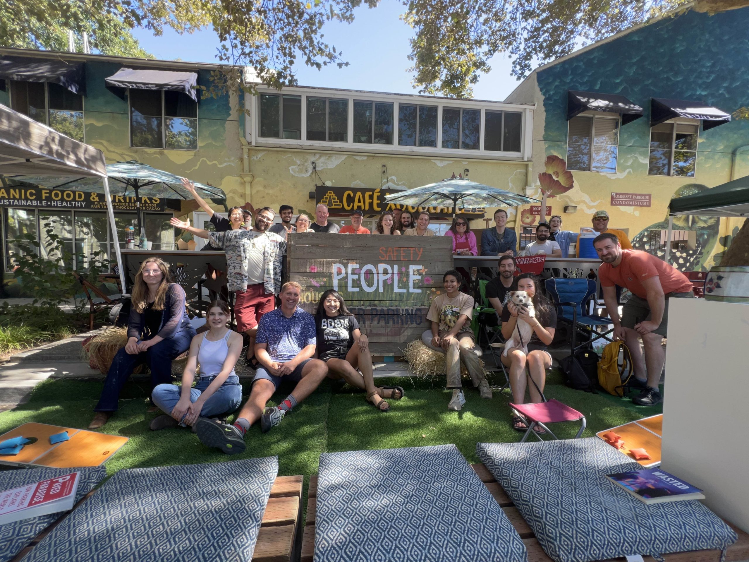 Local Groups Transform Downtown Street Parking into Community Parklets for Park(ing) Day